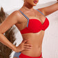 Printed Ruched Bikini Set-Get You Some Sun