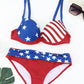 Printed Ruched Bikini Set-Get You Some Sun