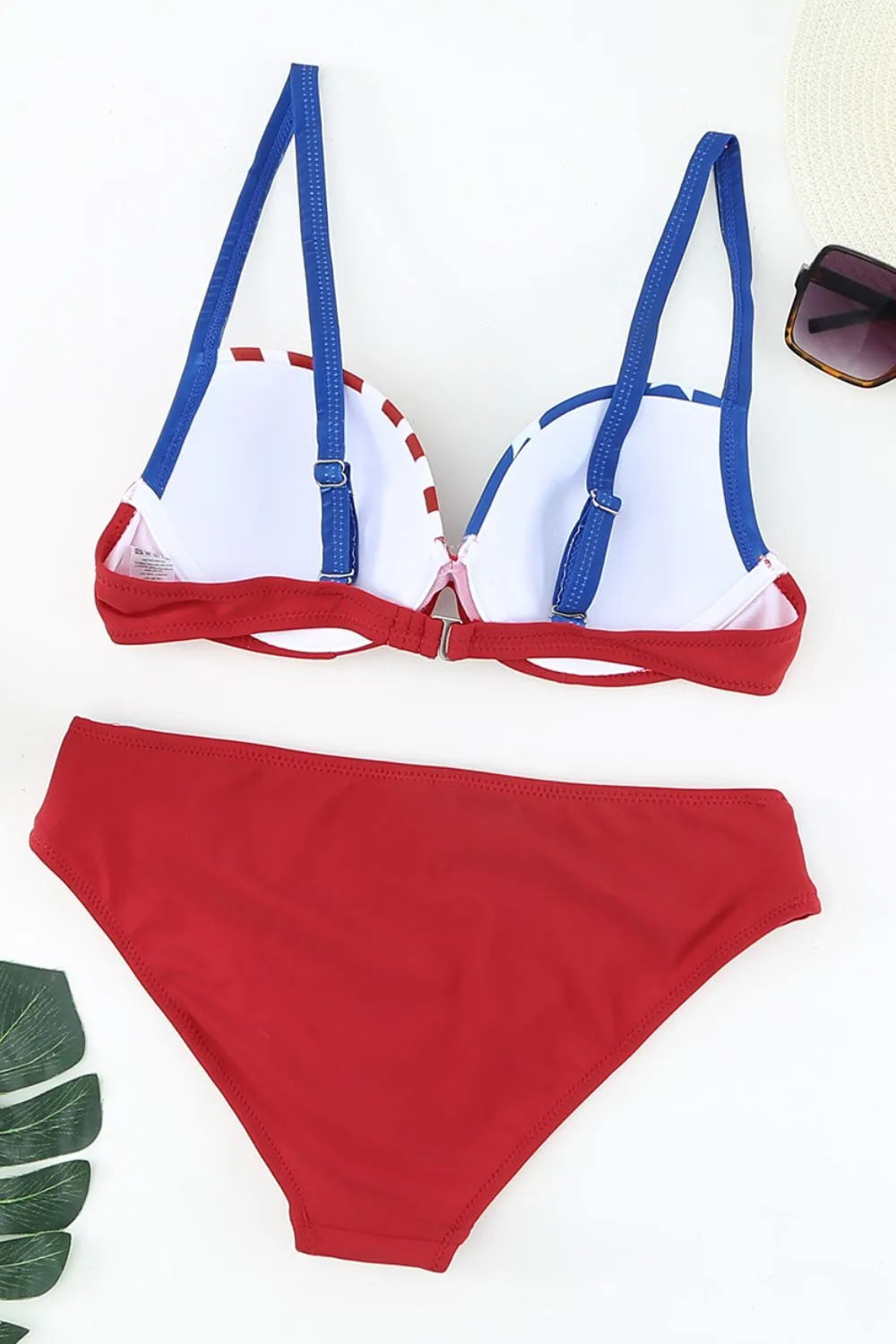 Printed Ruched Bikini Set-Get You Some Sun