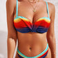 Printed Ruched Bikini Set-Get You Some Sun