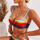 Printed Ruched Bikini Set-Get You Some Sun