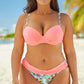 Printed Ruched Bikini Set-Get You Some Sun