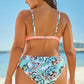 Printed Ruched Bikini Set-Get You Some Sun