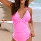 Double Spaghetti Strap One-Piece Swimwear-Get You Some Sun