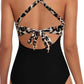 Tied Crisscross Cutout One-Piece Swimwear-Get You Some Sun