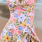 Crisscross Double Spaghetti Strap One-Piece Swimwear