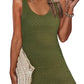 Crochet Knit Cover-Up Dress with Side Slit-Get You Some Sun