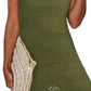Crochet Knit Cover-Up Dress with Side Slit-Get You Some Sun