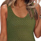 Crochet Knit Cover-Up Dress with Side Slit-Get You Some Sun