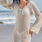 Crochet Backless Beach Cover-Up Dress-Get You Some Sun
