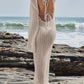 Long Sleeve Backless Cover-Up Dress-Get You Some Sun