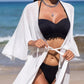 Solid Color Flutter Sleeve Cover-Up-Get You Some Sun