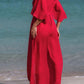 Solid Color Flutter Sleeve Cover-Up-Get You Some Sun