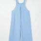 Checkered Pocketed Wide Leg Overalls-Get You Some Sun