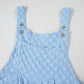 Checkered Pocketed Wide Leg Overalls-Get You Some Sun