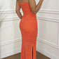 Cutout Side Slit Maxi Tank Dress-Get You Some Sun