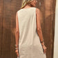 Decor Button Mini Tank Dress with Pockets-Get You Some Sun