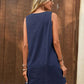 Decor Button Mini Tank Dress with Pockets-Get You Some Sun