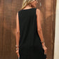 Decor Button Mini Tank Dress with Pockets-Get You Some Sun
