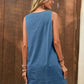Decor Button Mini Tank Dress with Pockets-Get You Some Sun
