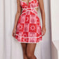 Cutout Printed Mini Dress-Get You Some Sun
