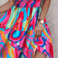 Paisley Print Halter Neck Mini Dress-Get You Some Sun