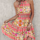 Paisley Print Halter Neck Mini Dress-Get You Some Sun