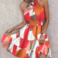 Paisley Print Halter Neck Mini Dress-Get You Some Sun