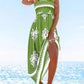 Printed Smocked Maxi Cami Dress-Get You Some Sun