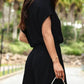 Surplice Short Sleeve Romper-Get You Some Sun