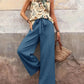 Printed Tank Top and Wide Leg Pants Set-Get You Some Sun
