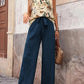 Printed Tank Top and Wide Leg Pants Set-Get You Some Sun