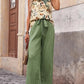 Printed Tank Top and Wide Leg Pants Set-Get You Some Sun