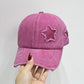 Star Adjustable Baseball Cap-Get You Some Sun