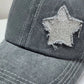 Star Adjustable Baseball Cap-Get You Some Sun
