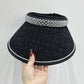 Pearl Detail Sunscreen Hat-Get You Some Sun