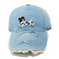 Dog Bow Adjustable Baseball Cap-Get You Some Sun