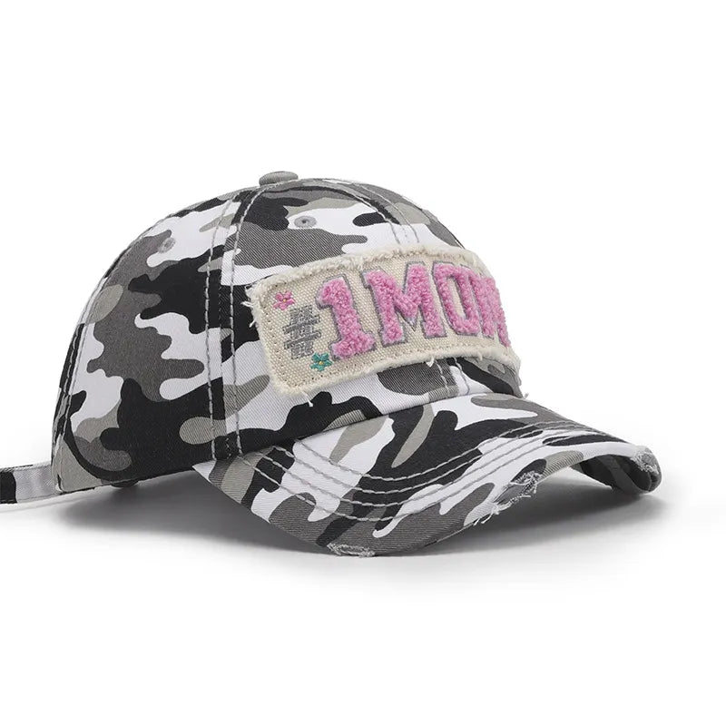 Letter Adjustable Cotton Baseball Cap-Get You Some Sun