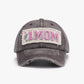 Letter Adjustable Cotton Baseball Cap-Get You Some Sun