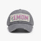 Letter Adjustable Cotton Baseball Cap-Get You Some Sun