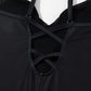 Embroidered V-Neck One-Piece Swimwear-Get You Some Sun