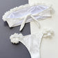 Applique Tie Back Two-Piece Bikini Set-Get You Some Sun
