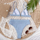 Spaghetti Strap Ribbed Bikini Set-Get You Some Sun