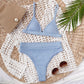 Spaghetti Strap Ribbed Bikini Set-Get You Some Sun