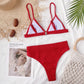 Spaghetti Strap Ribbed Bikini Set-Get You Some Sun