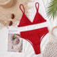 Spaghetti Strap Ribbed Bikini Set-Get You Some Sun