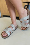 Forever Link Rhinestone Open Toe Sandals-Get You Some Sun