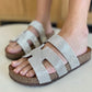 Forever Link Rhinestone Open Toe Sandals-Get You Some Sun