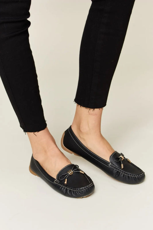 Forever Link Slip On Bow Flats Loafers-Get You Some Sun