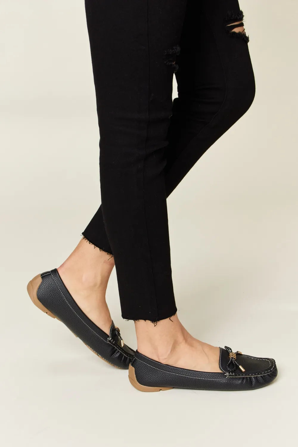 Forever Link Slip On Bow Flats Loafers-Get You Some Sun